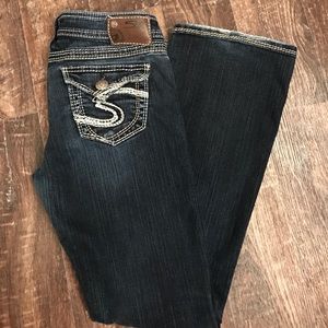 Silver jeans