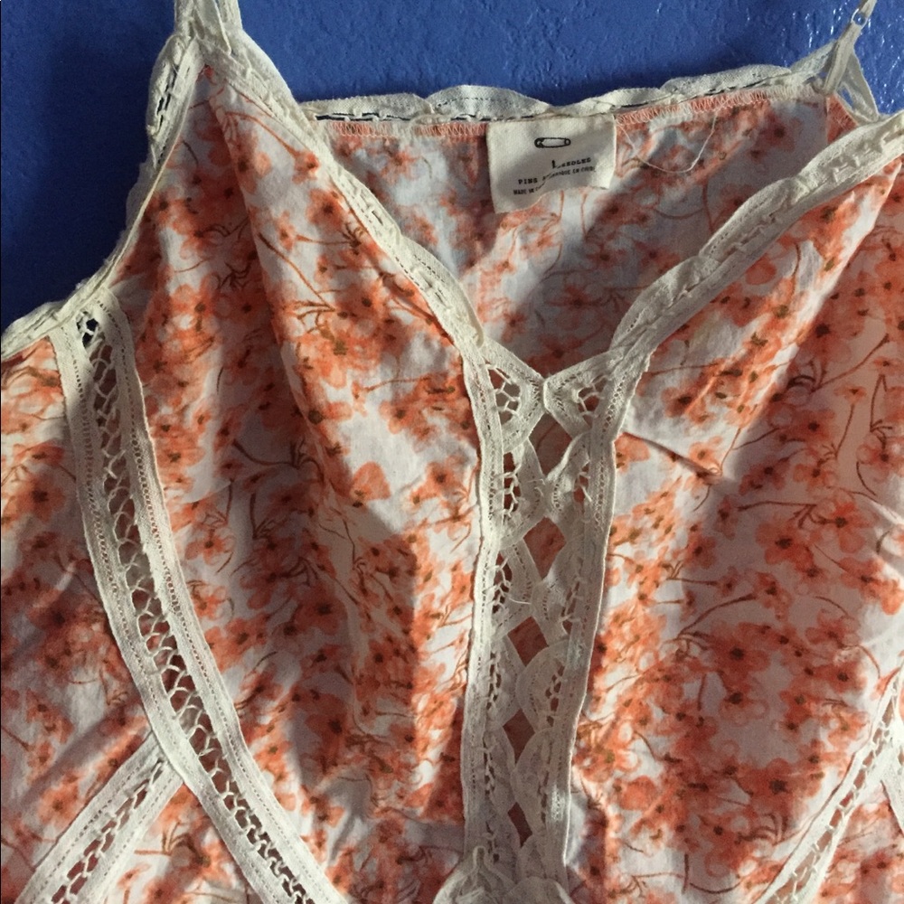 Urban outfitters floral crop top