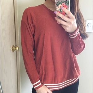 Madewell Orange Sweater