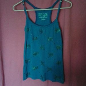 Fox racer back tank top