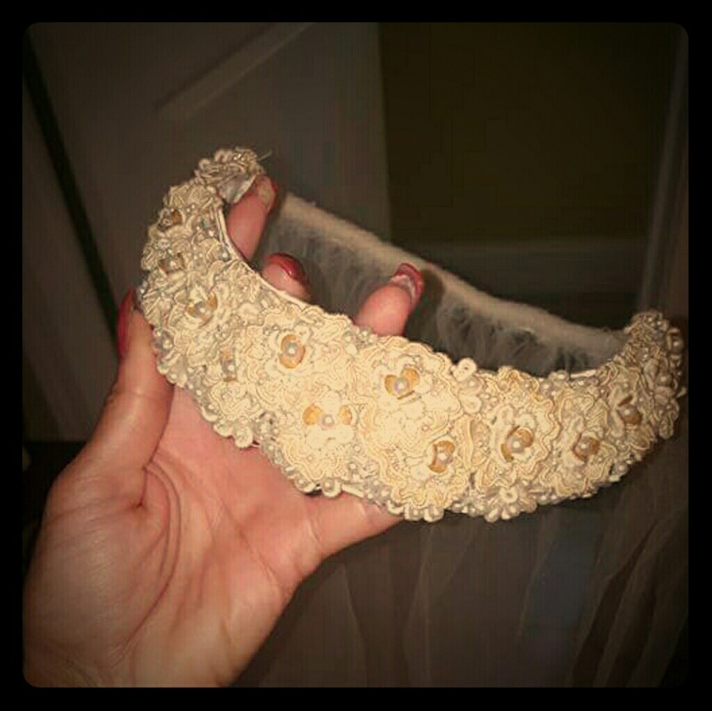 1920 Wedding head Veil