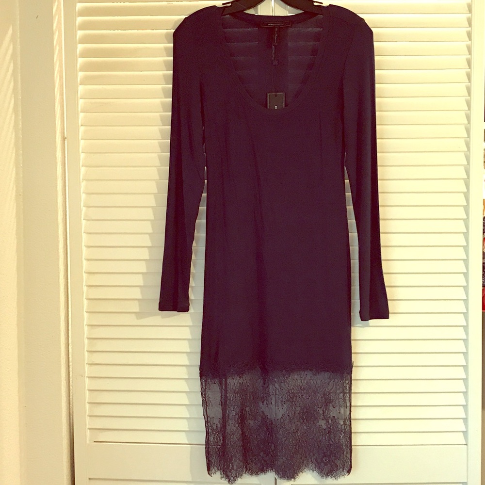NWT Navy Bcbg Maxazria knit dress