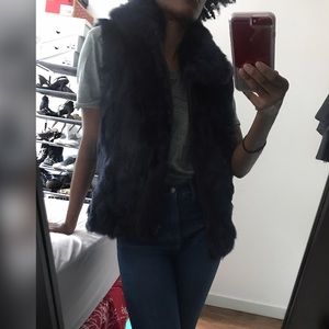 Real Rabbit Fur Surell Vest