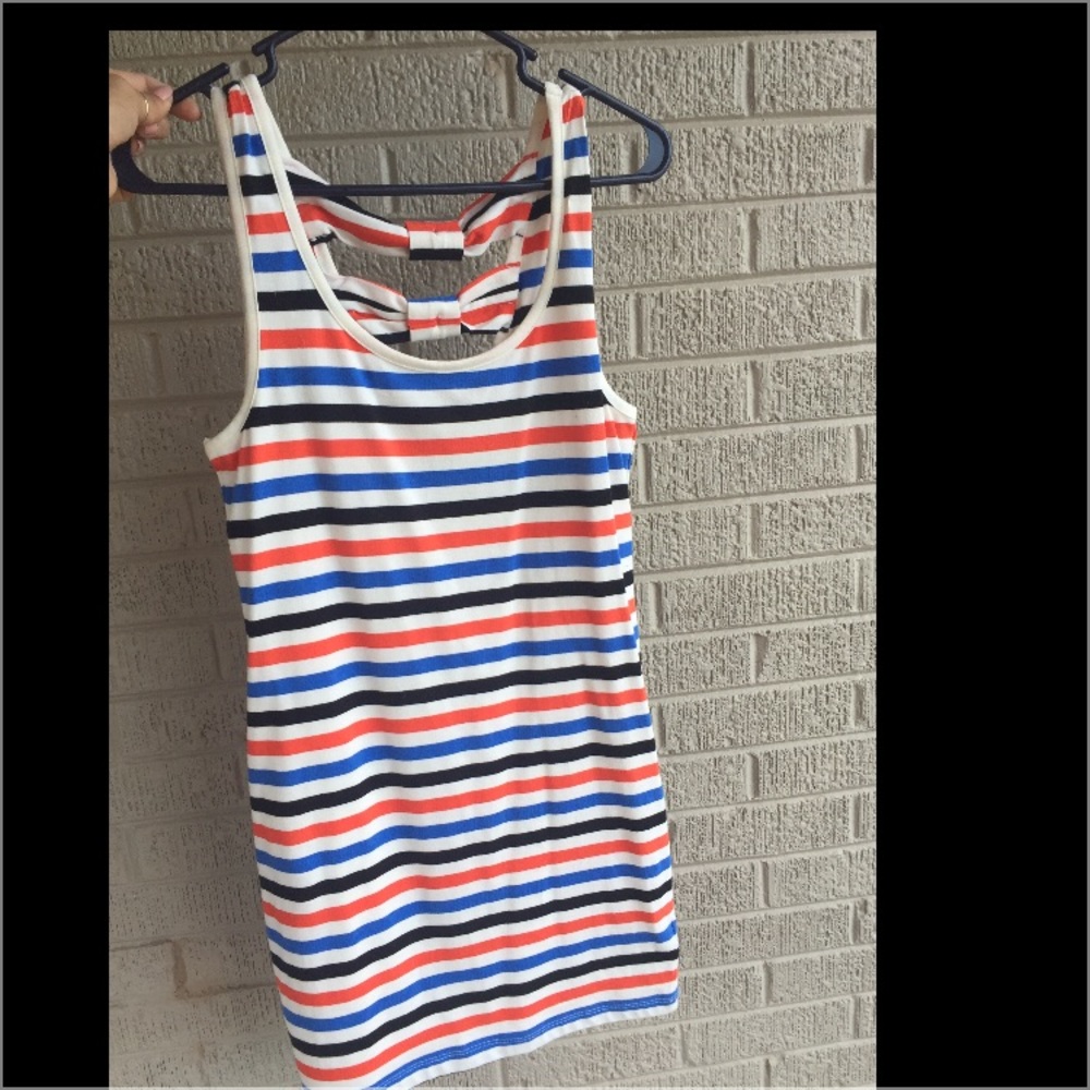 Striped Mini dress
