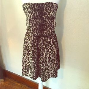 XL Class Leopard Dress (stretchy)