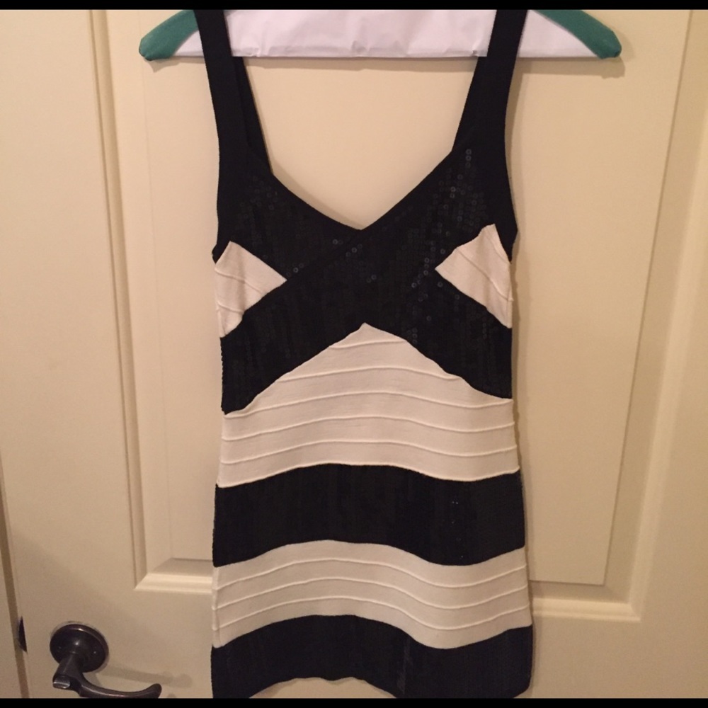Black & White mini dress
