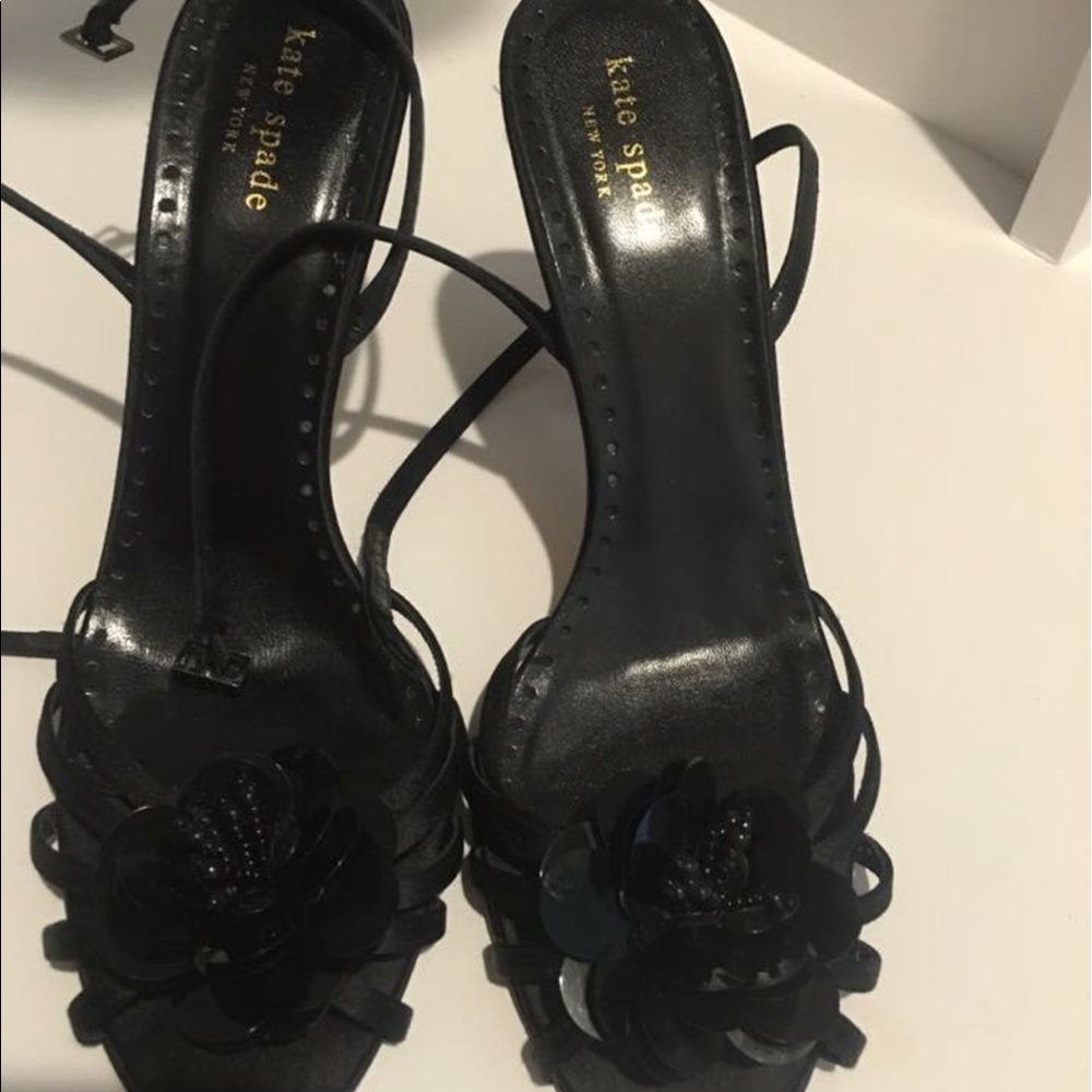 Kate spade black heels