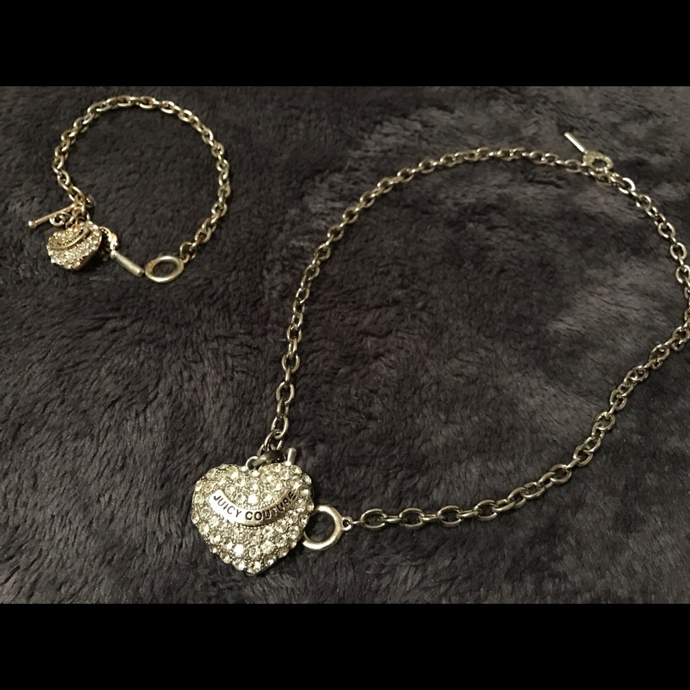 Juicy Couture necklace & bracelet