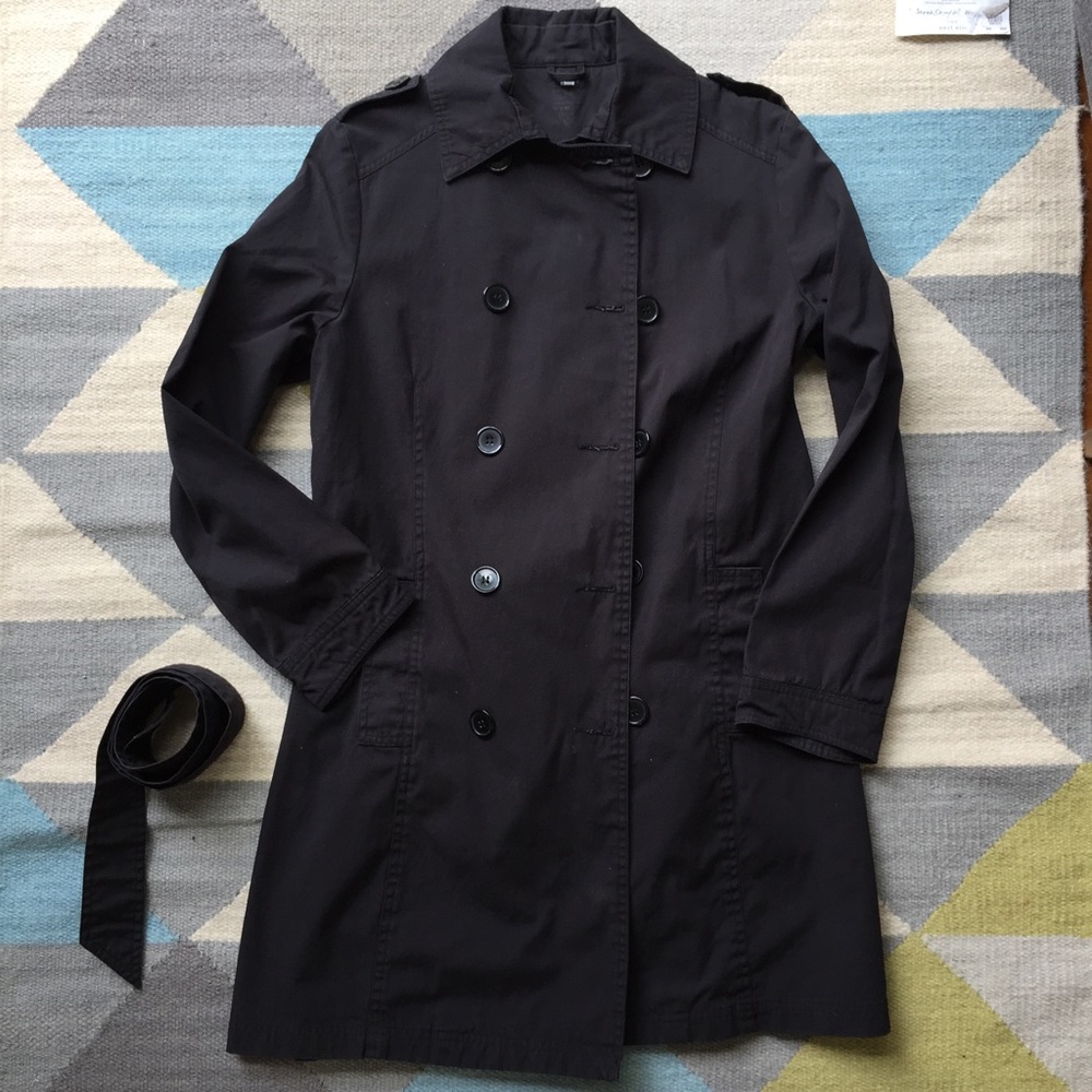 Classic Black trench coat