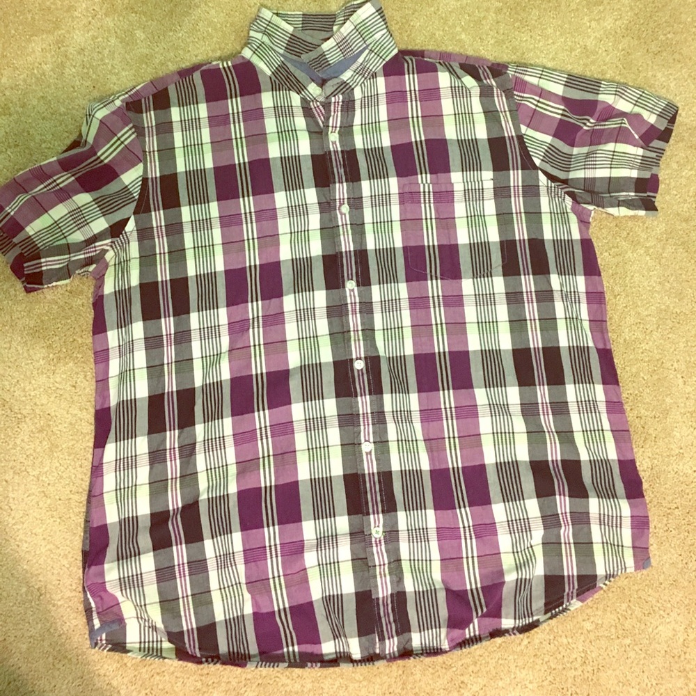 Article 365 short sleeve button down shirt. 2xl