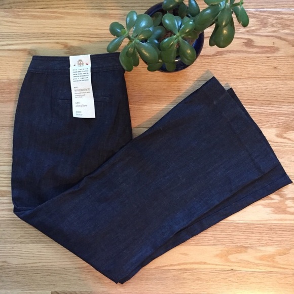 Talbots Denim - NWT Talbots Heritage Slim Flare Dark Wash Jeans