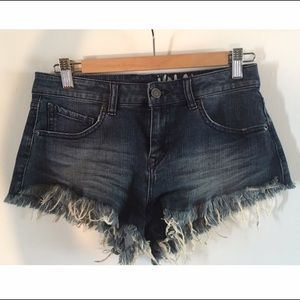 Volcom SZ. 25 Blue Denim cut-off shorts