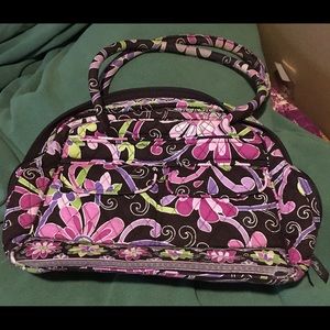 Vera Bradley Purple Punch Bowler Bag