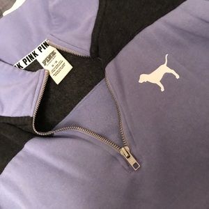 Pink Pullover Half-Zip