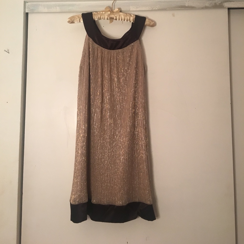 Gold and silver short dress