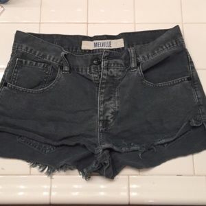 Grey Brandy high waisted shorts