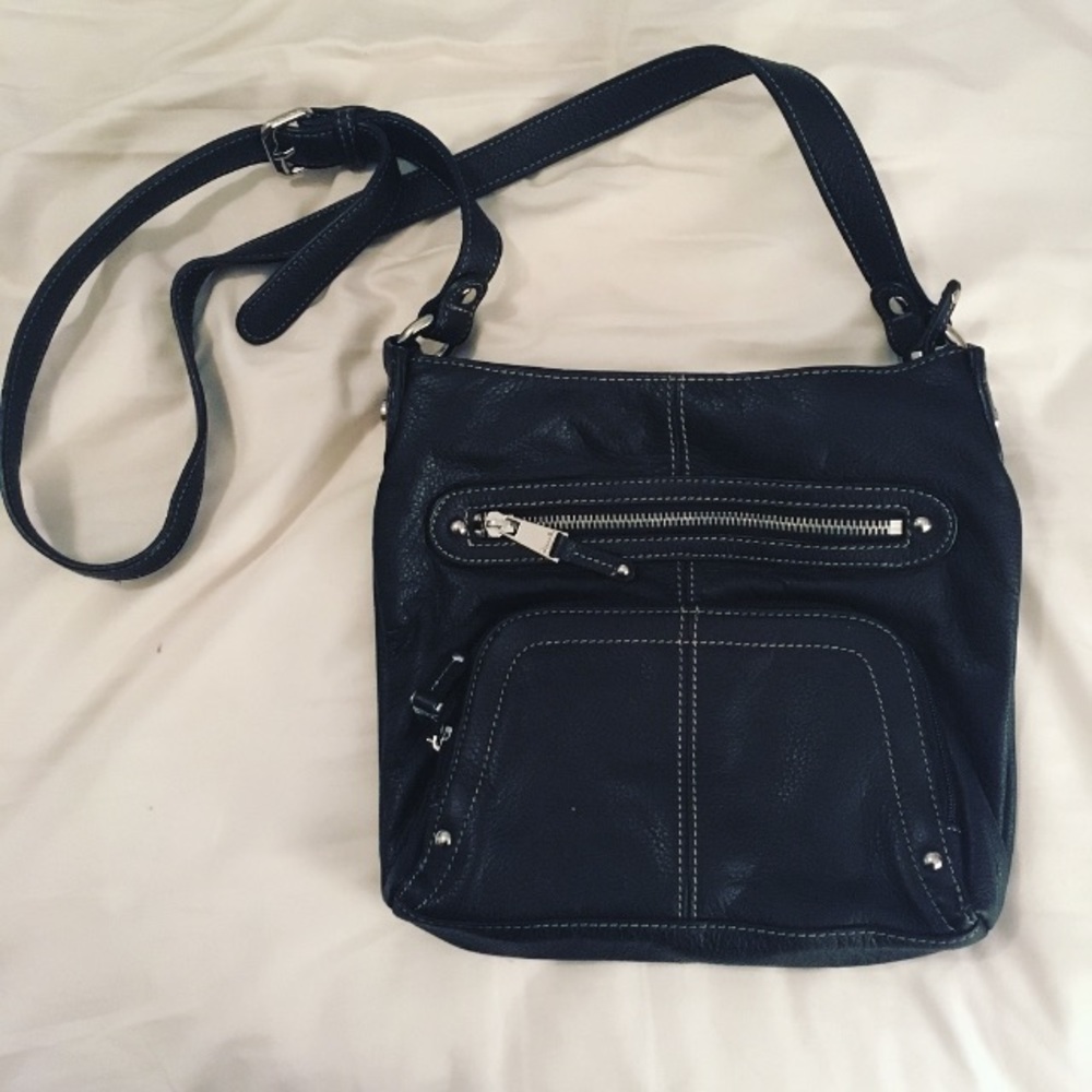 Tiganello 100% leather cross body bag