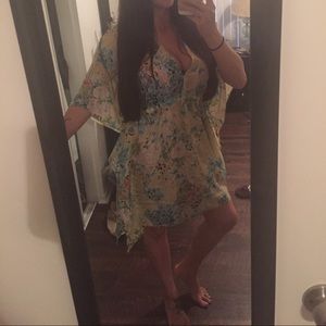 Silk Kaftan/cover up/dress