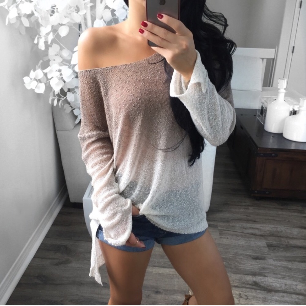 Tan ombré knit 💕