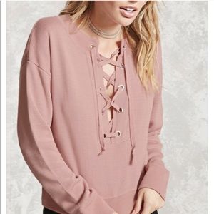 Forever 21 Tops - Pink Lace Top Forever 21 Tops - Pink Lace Top