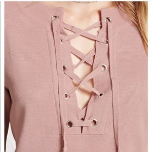 Forever 21 Tops - Pink Lace Top Forever 21 Tops - Pink Lace Top