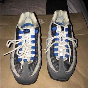Blue Air Max 95 (White & blue spark)