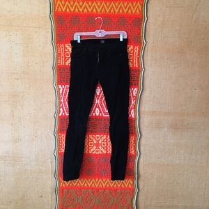 Black Velour Citizens of Humanity Skinny Jeans