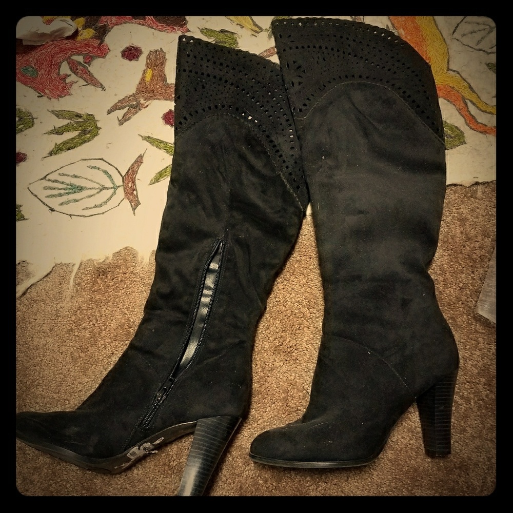 Above the knee boot