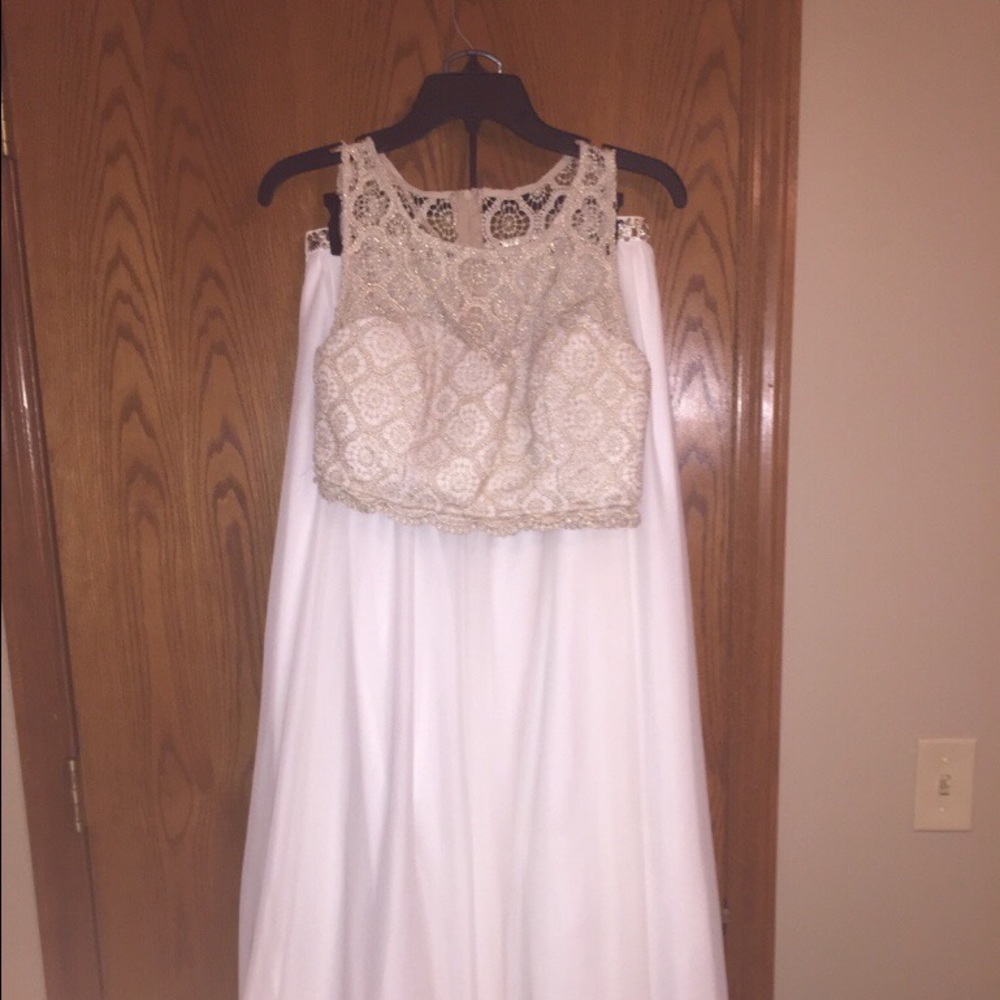Ivory prom Dress