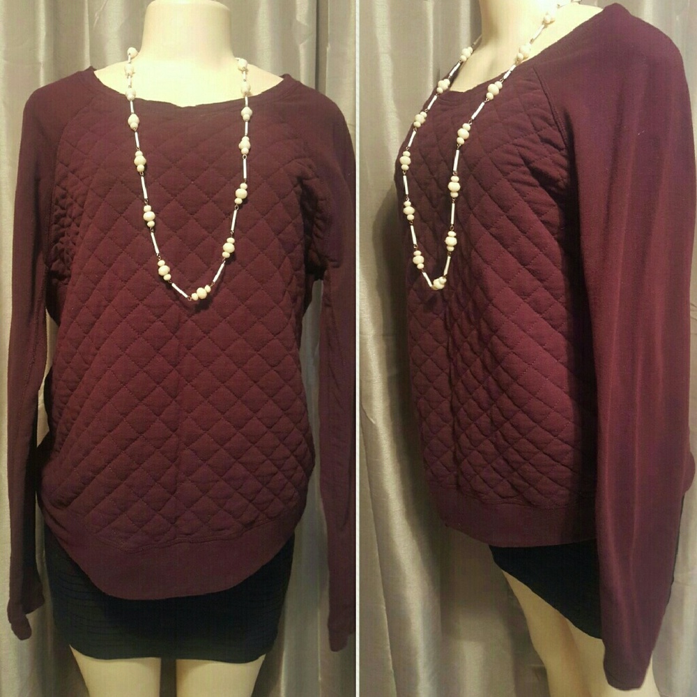 Burgundy/wine sweater