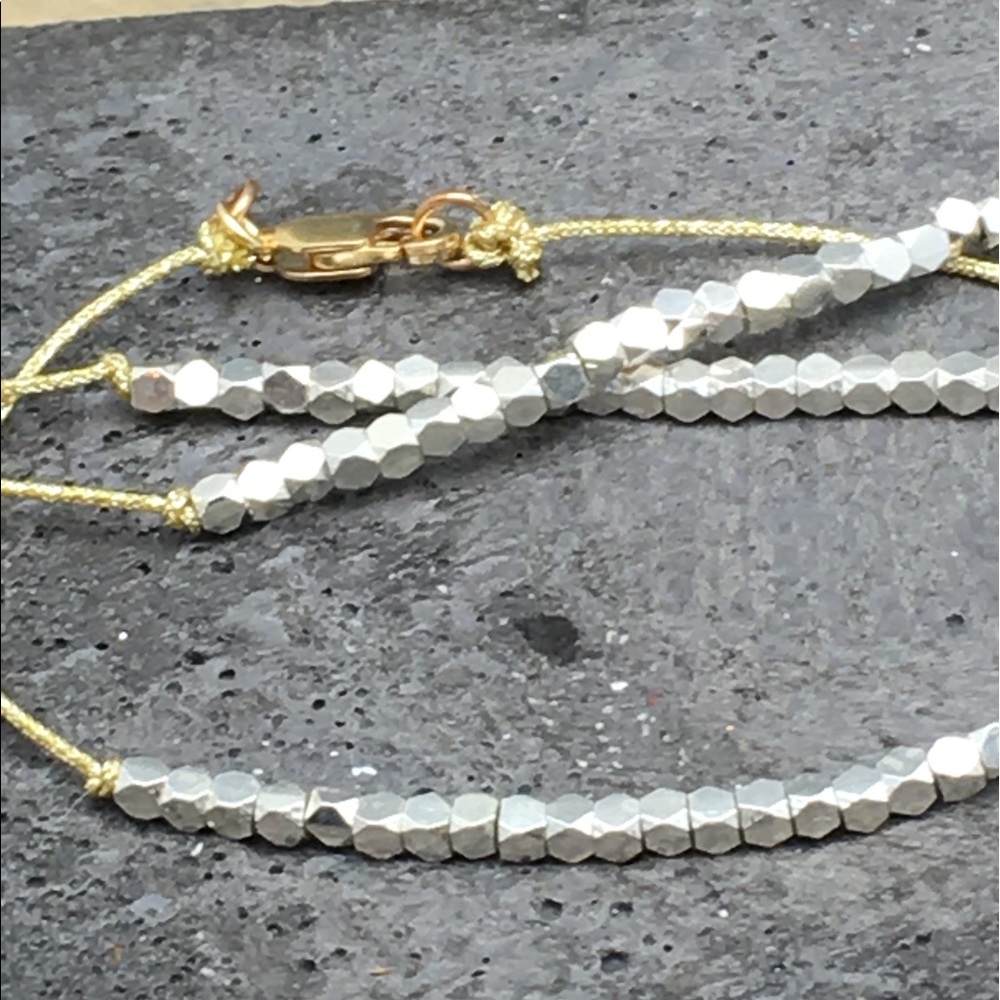 Sterling silver beaded bracelet - Picture 3 of 5