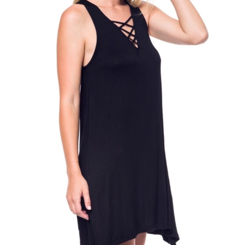Black Criss Cross Dress