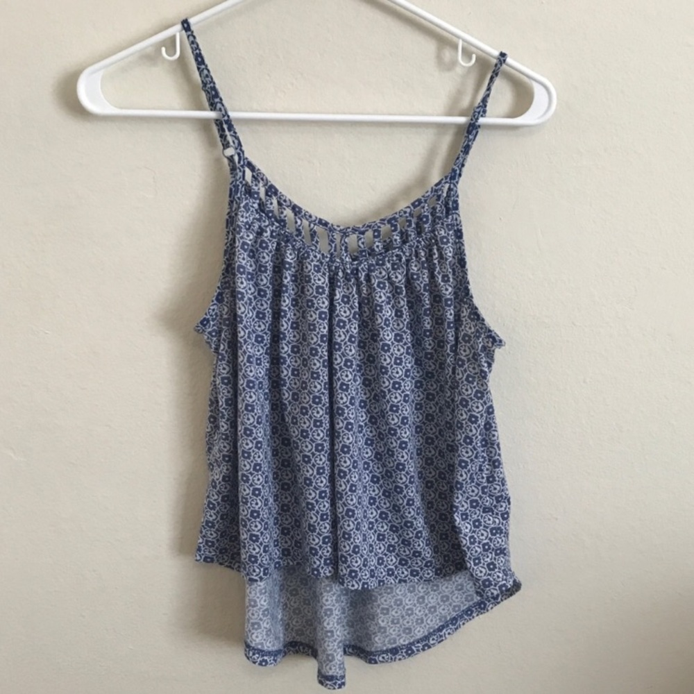 Summery floral tank