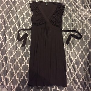 Brown sleeveless dress