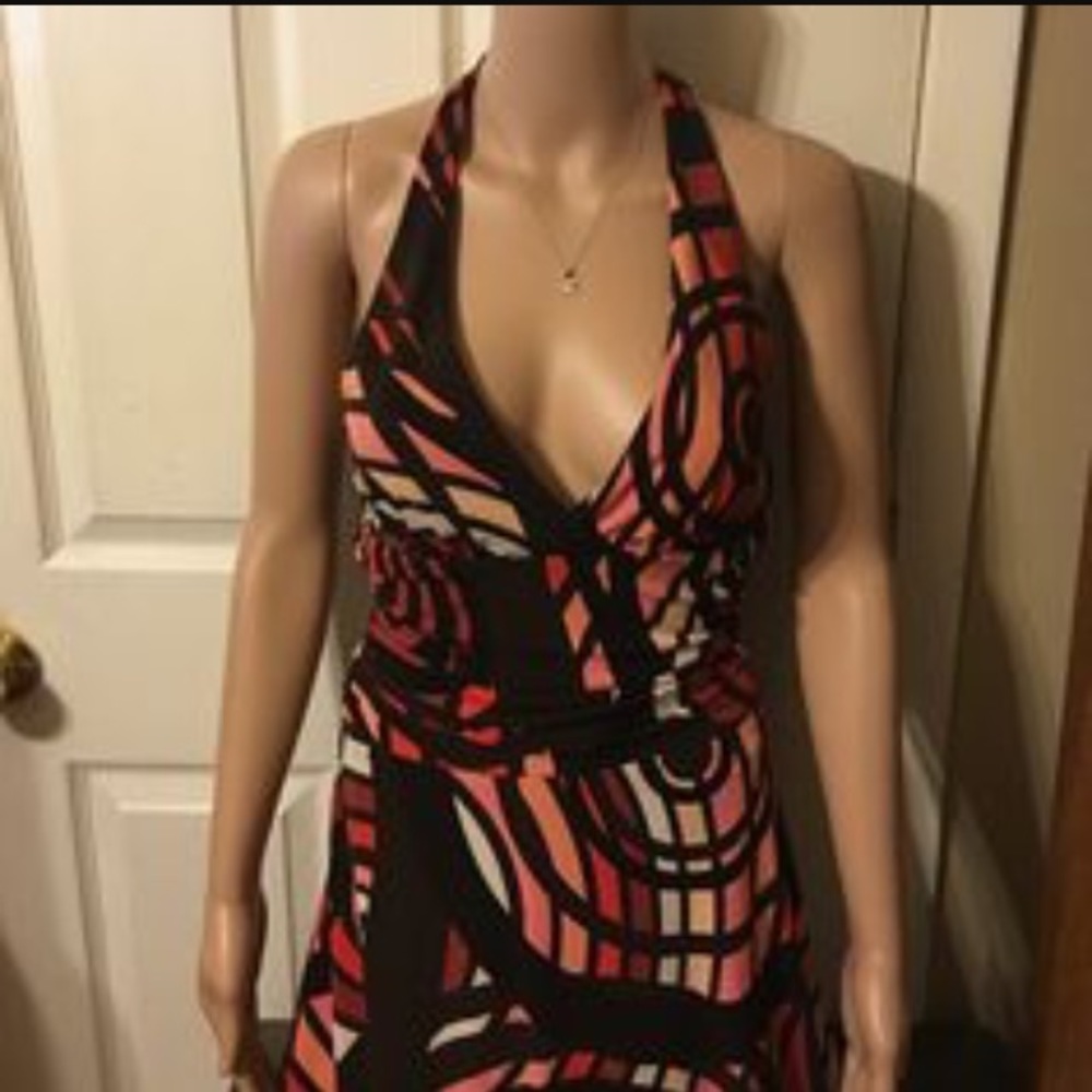 Soft Sexy halter dress. Polyester/Spandex SZ Small