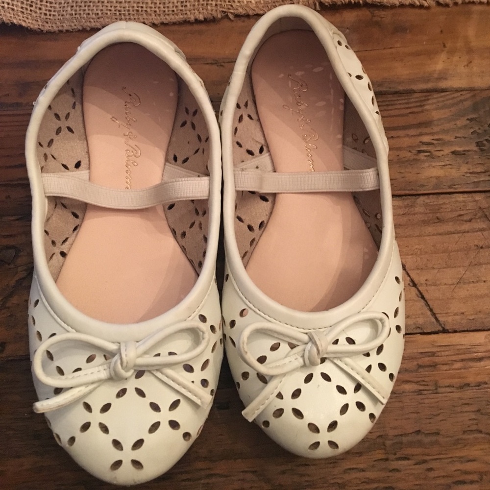 Ruby & Bloom white toddler flats from Nordstrom