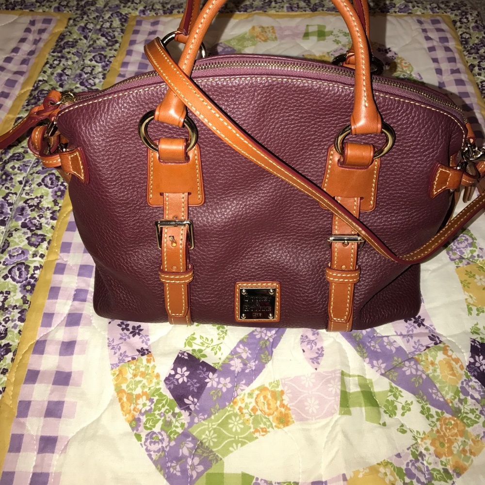 Dooney and Bourke Pebble Dome Satchel and Wristlet