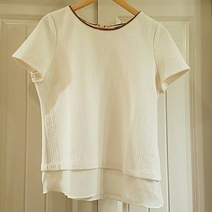 WHBM Creme top