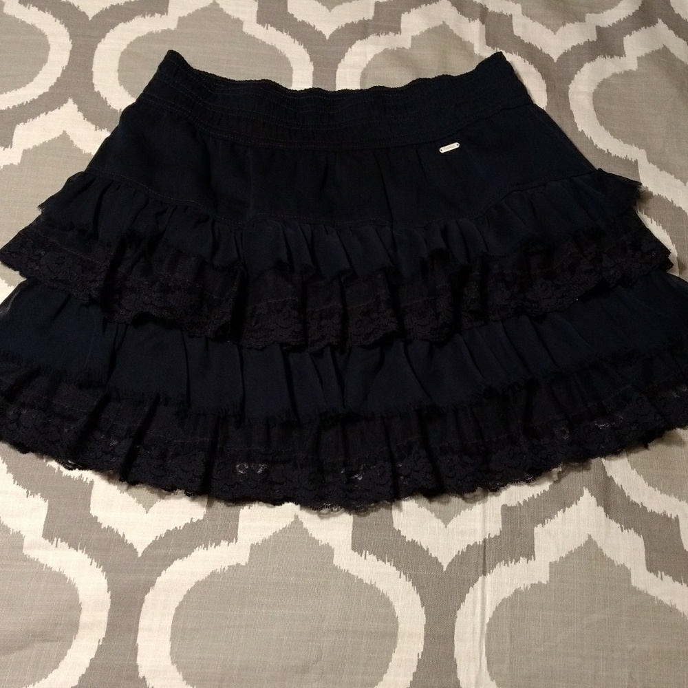 Gilly Hicks Sydney blue lace mini skirt size S