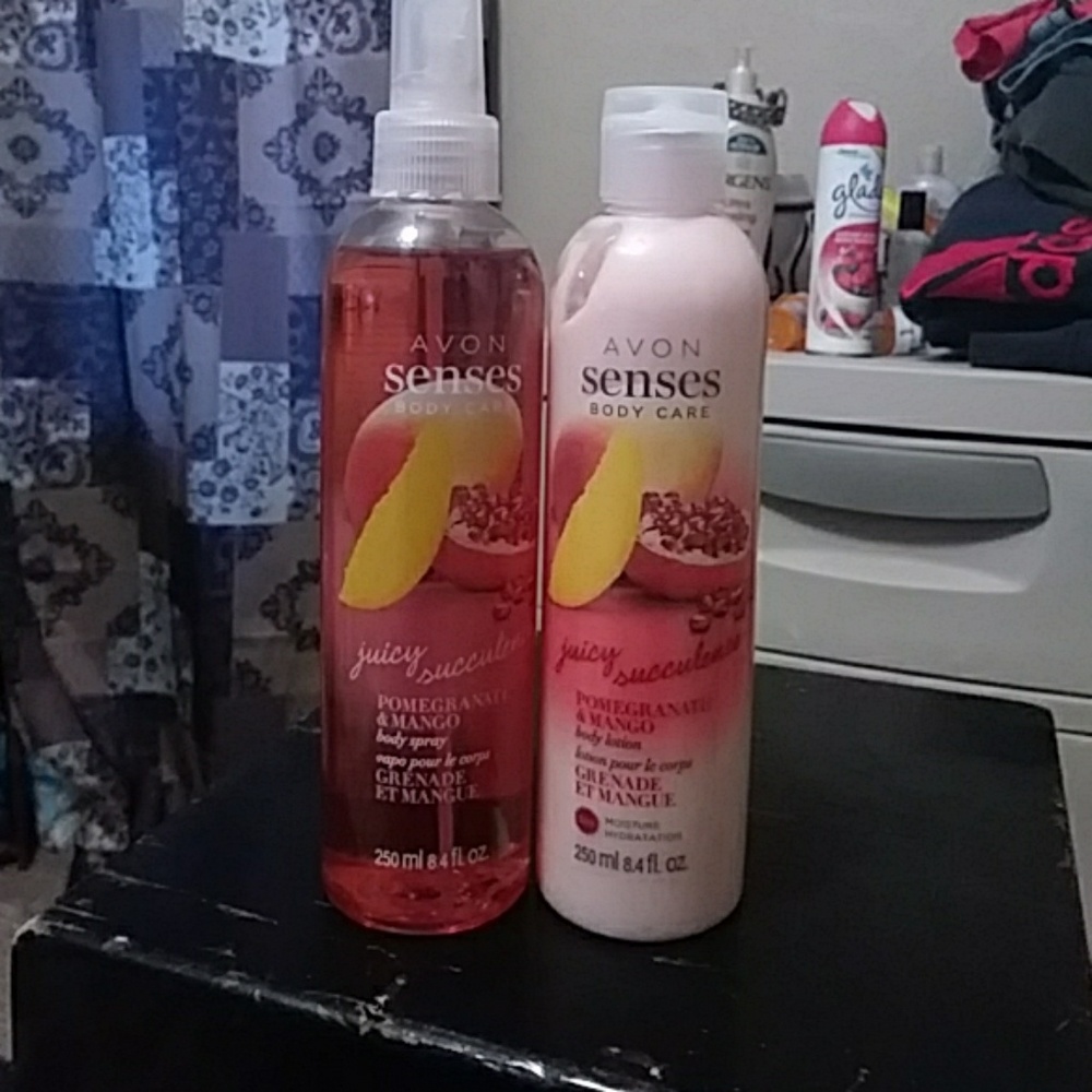 Pomegranate spray and lotion