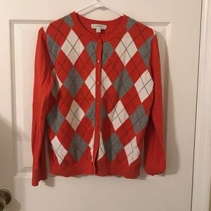 Argyle cardigan