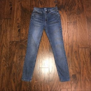 High Waisted Ankle Jeans