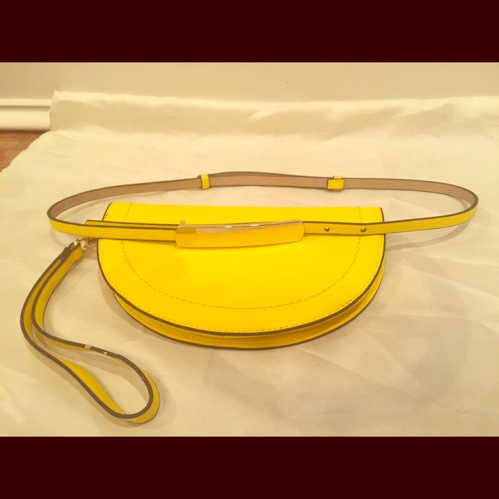 **SOLD**Limited Yellow belt and clutch!