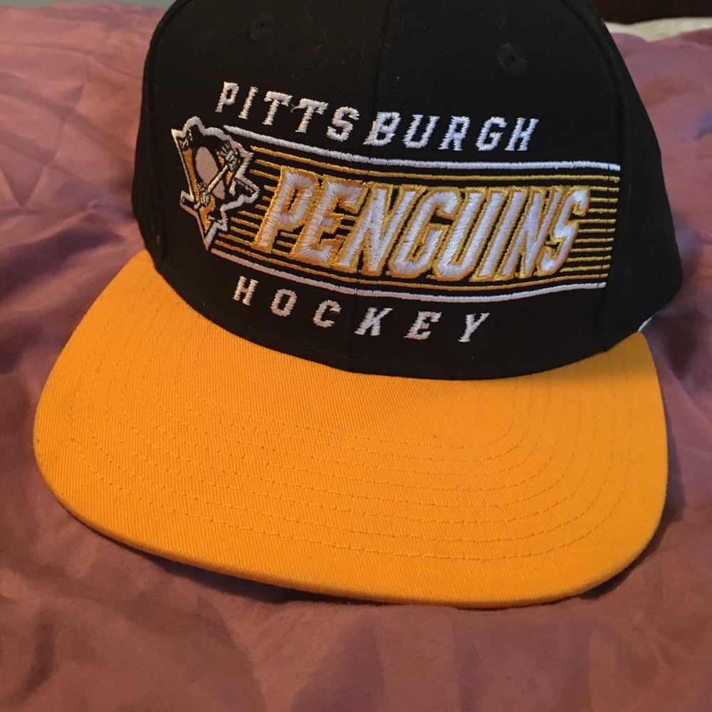 Penguins flat brim hat