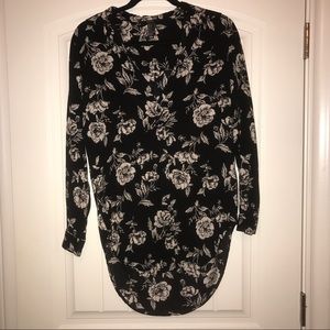 Floral Button Up Blouse