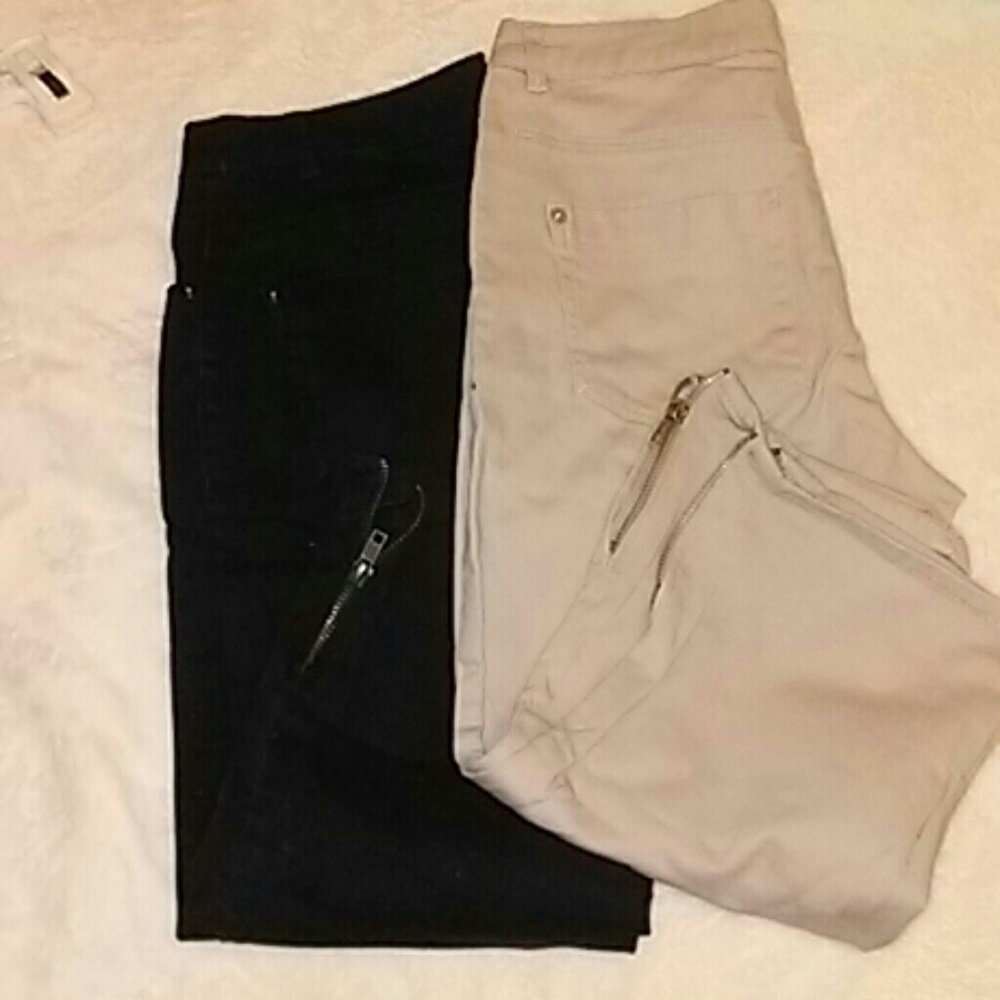 🔆Final price!🔆Black and khaki cropped pants