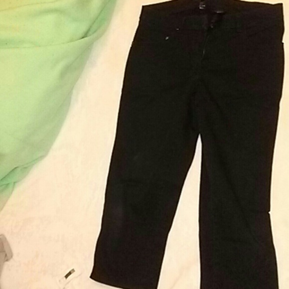 🔆Final price!🔆Black and khaki cropped pants - Picture 4 of 8