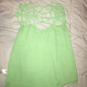 mint green top