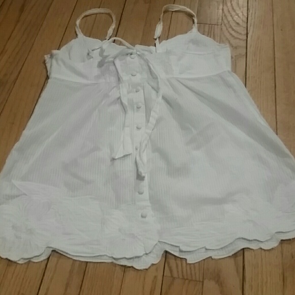 Cute white spaghetti strap top - Picture 4 of 4