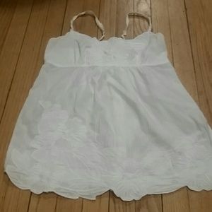 Cute white spaghetti strap top